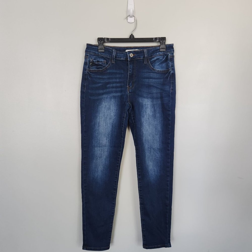 Kancan Mid Rise Ankle Skinny Jeans Size 13 30